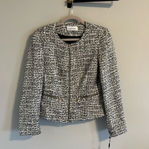 Calvin Klein tweed blazer size 8